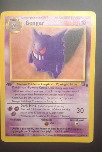 New ListingGengar 20/62 Fossil Regular