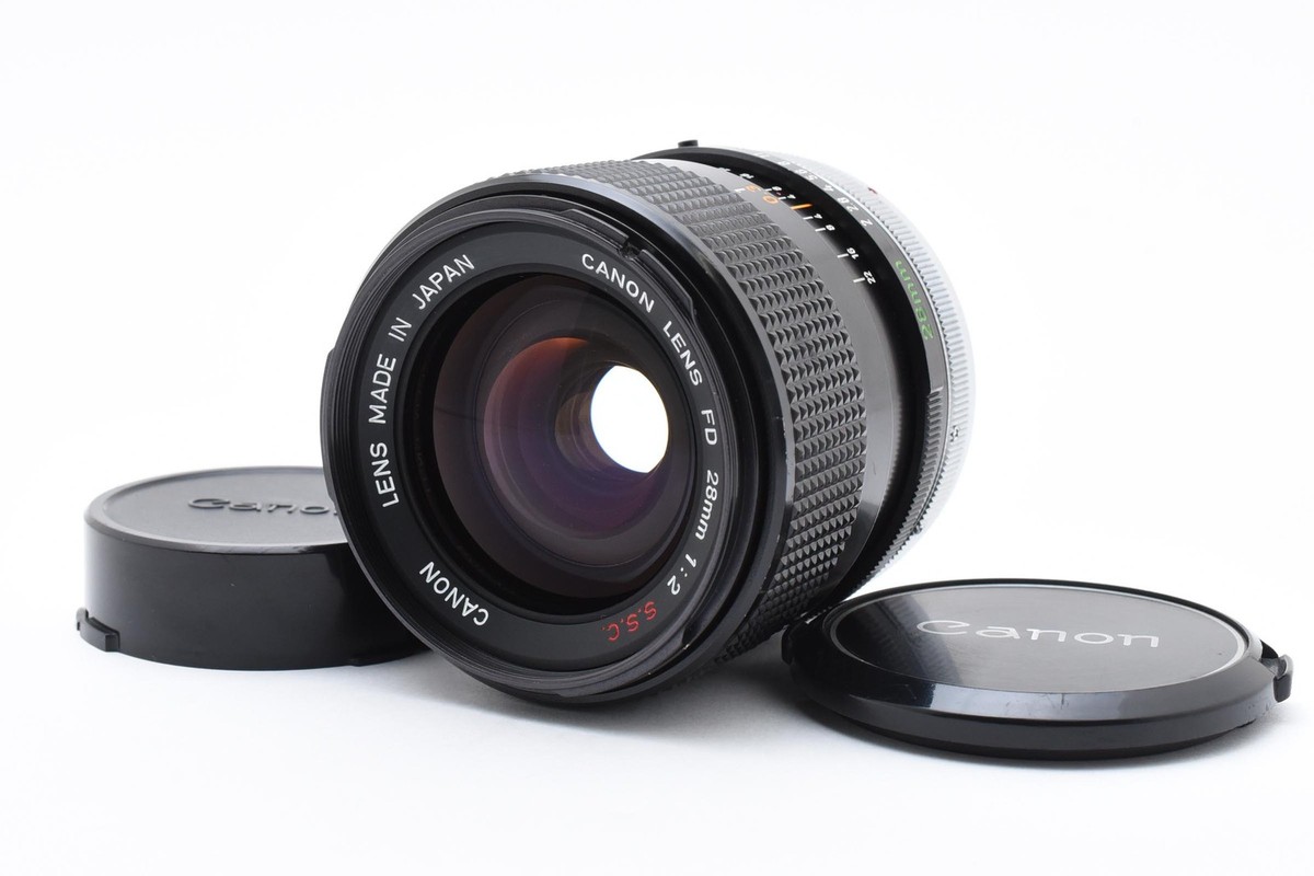 Canon(キャノン) FD 28mm F2 SSC MINT+++] Canon FD 28mm f2 S.S.C. SSC Wide Angle MF Lens From JAPAN