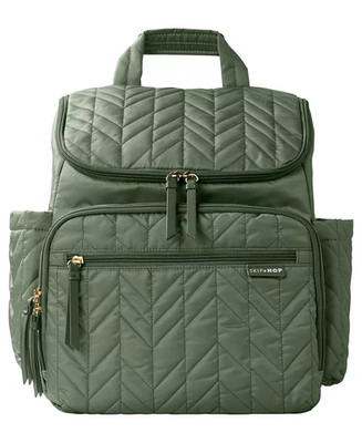 Skip Hop Diaper Bag Backpack Bundle Forma Multi-Function Travel Dark Sage NEW