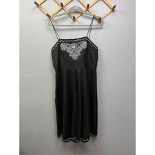 Jessica Howard Dress Womens 10 Floral Sleeveless Sundress Embroidered
