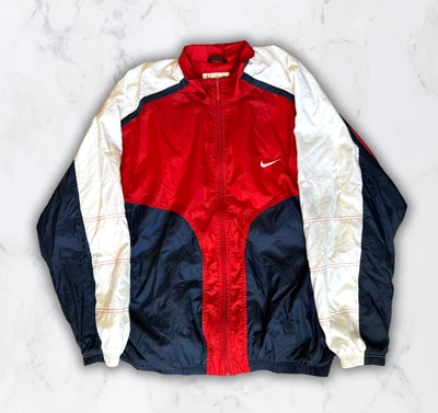Nike Vintage Jacke Trainingjacke Sportjacke Gr. XL - Bild 1 von 4