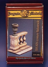 Original Resin Base Kit- Pegaso Models 54mm XVI-XIX Cent. Balustrade (ASS-004)