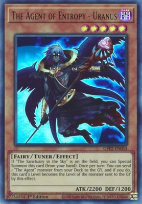The Agent of Entropy - Uranus - GFP2-EN054 - Ultra Rare - 1st Edition - Near Min