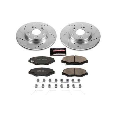 Power Stop K6490 Z23 Daily Driver Brake Pad and Z23 Evolution Brake Rotor Kit