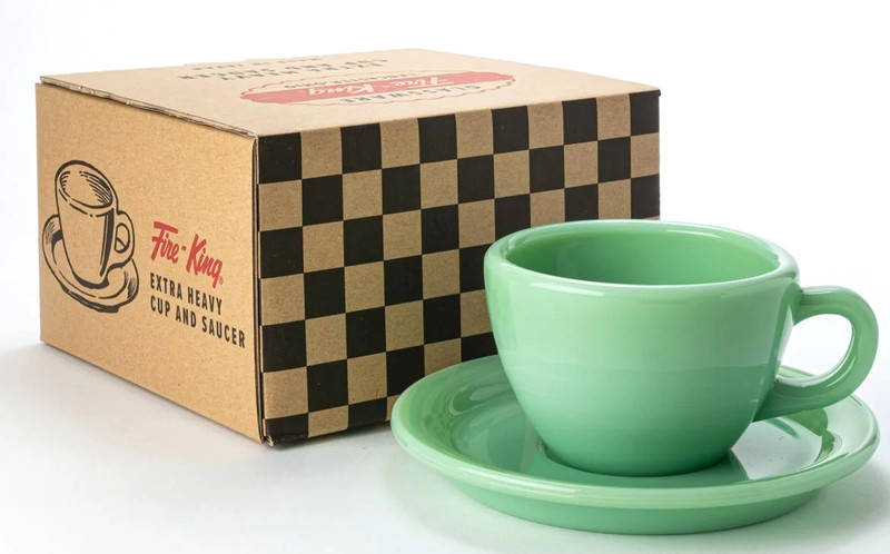 Fire-King Jade Cup