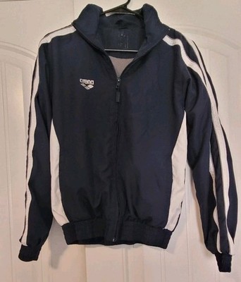 Arena Navy Men's Jacket TrackJacket Comfortwear Sporty Casual Workout Wear 