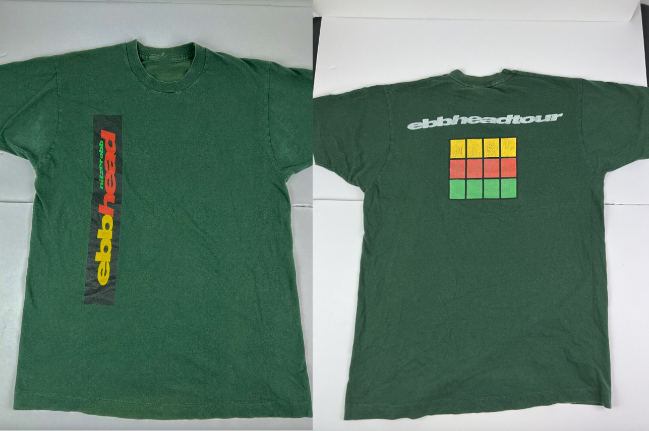 Nitzer Ebb Ebbhead Tour Forest Green Tee Cotton Unisex Shirt BT469