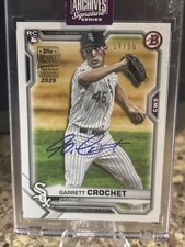 2025 Topps Archive Garrett Crochet 39/90 Rookie Card Autograph. rookie card picture