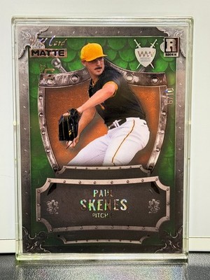 2024 Wild Card Paul Skenes 6/10 and 11/25 Matte Weekend Warrior Rookie