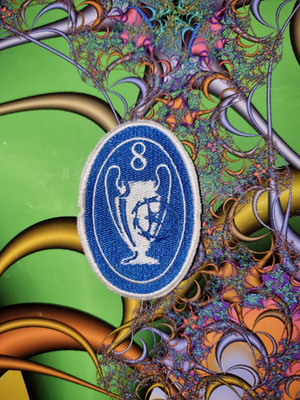 Real Madrid CL BOH 8 Badge Patch Flock Beflockung f. Trikot Spielertrikot fb0407
