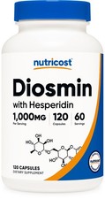 Nutricost Diosmin With Hesperidin 1000mg 120 Capsules - Diosmin Complex, Vegan