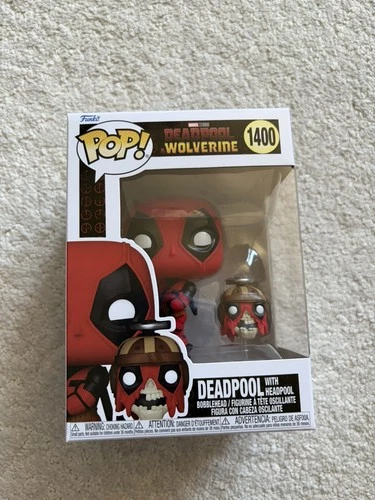 Funko POP! & Buddy: Deadpool & Wolverine - Deadpool with Headpool W/ PROTECTOR