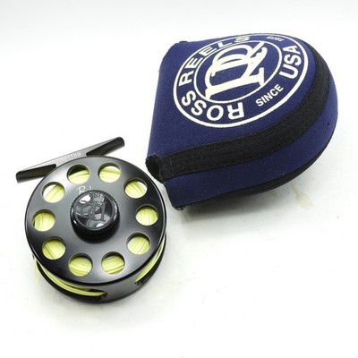 Ross Rhythm 1 Fly Fishing Reel. Black Finish. Made in USA. W