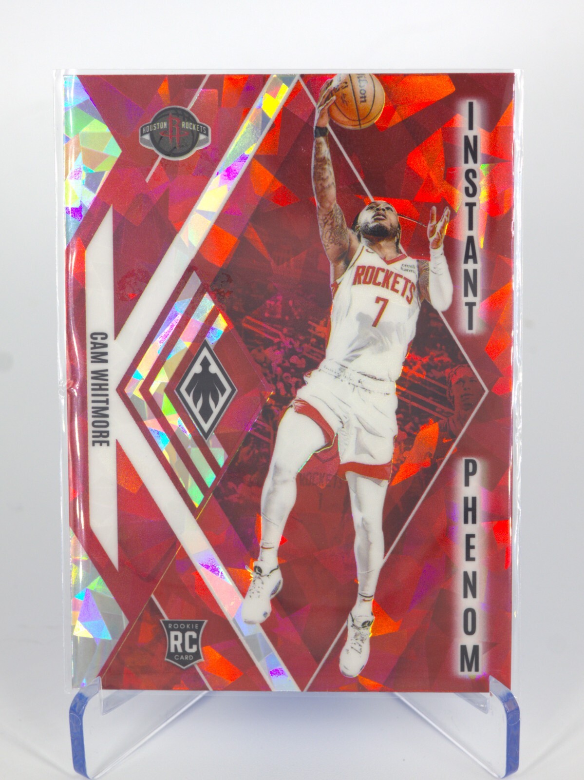 2023-24 Panini Phoenix Instant Phenom Cam Whitmore RC Rookie #17 Red Ice