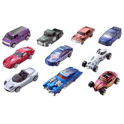 10Pk Hot Wheels Vehicle Variety Of Vehicles With Realistic Great