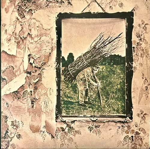 LED ZEPPELIN - 4 UNTITLED  (1971 PRESS, RARE ISRAELI RELEASE) Vinyl, LP,
