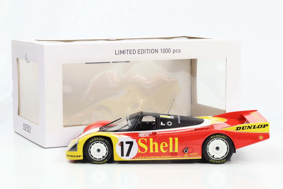 1:18 Porsche 962 C#17 24H Le Mans 1988 Shell Ludwig Bell Part 1:18 Norev - Image 3 of 4