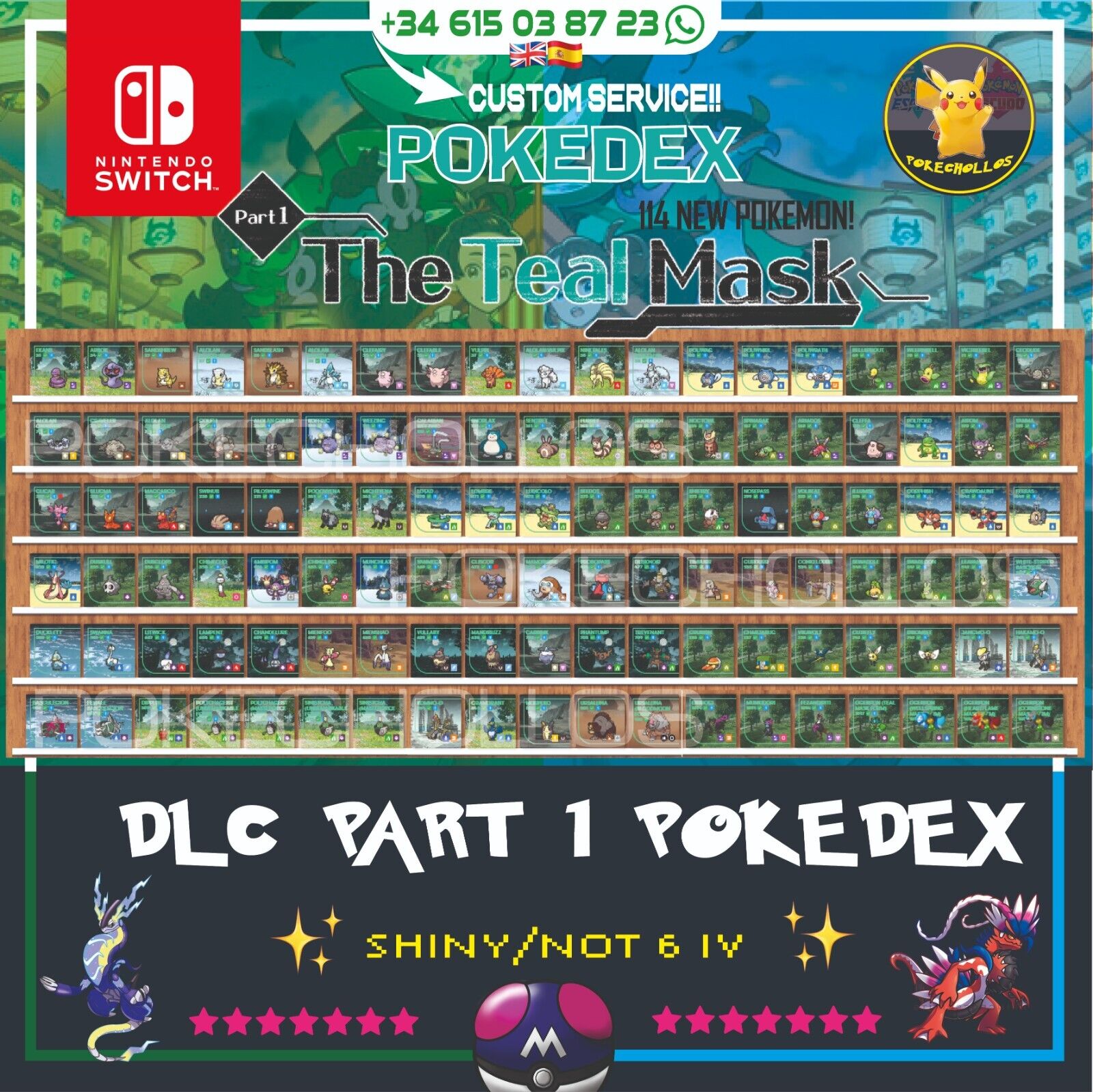 Pokédex de Pokémon Escarlata y Púrpura: lista con todos los