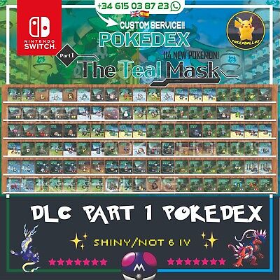 All Teal Mask DLC Pokédex images : r/PokeLeaks