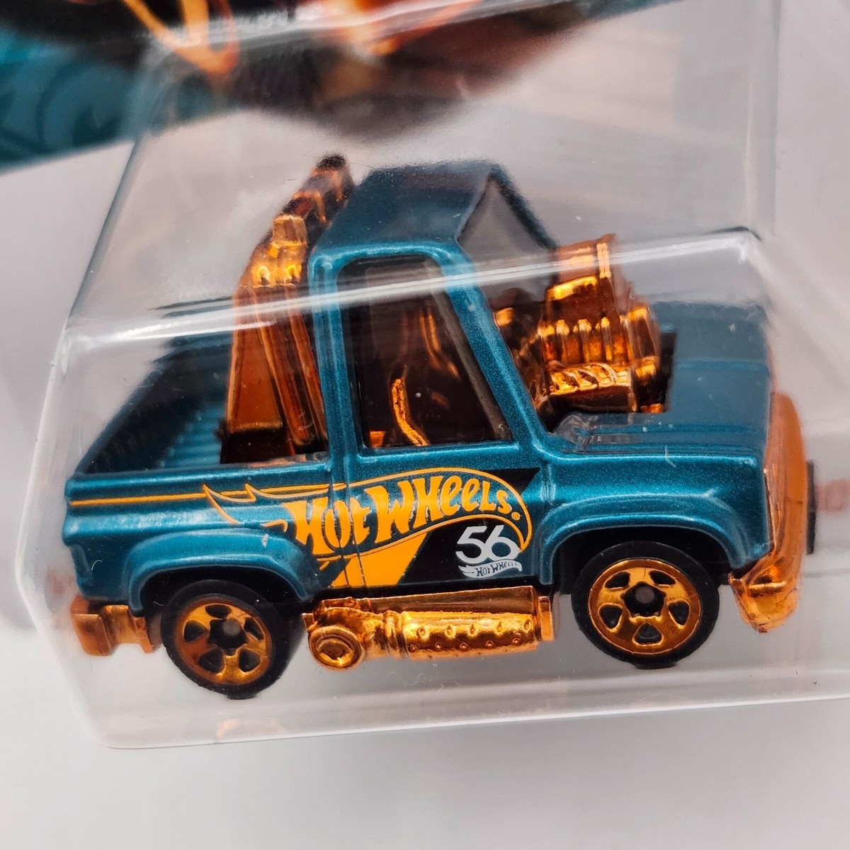 Hot Wheels 83 Chevy Silverado Toon'd Metalflake Teal 56th