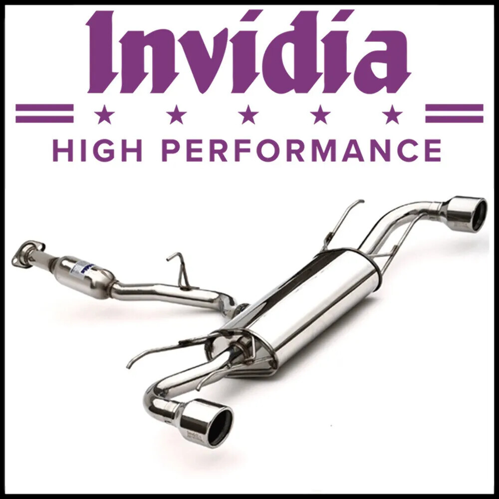 Invidia Q300 Rolled Tip Stainless Cat-Back Exhaust System fits 04