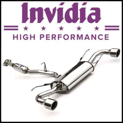 Invidia Q300 Rolled Tip Stainless Cat-Back Exhaust System fits 04