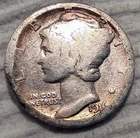 1916 S Mercury Dime - 90% Silver - 11243