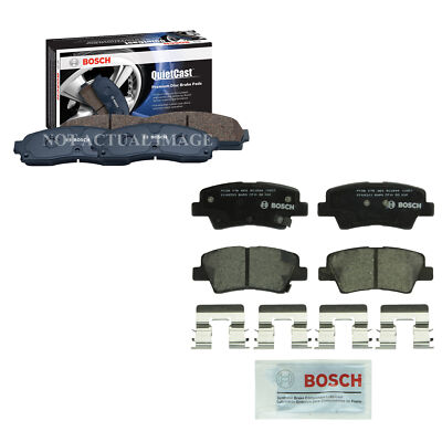 Veloster R Rear Disc Bosch QuietCast Front Rear Ceramic Disc Brake Pads Kit For Hyundai ...