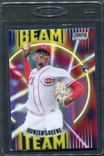 2022 Topps Stadium Club Chrome Beam Team Hunter Greene RC #BT-11 Reds
