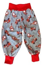 Pumphose Mitwachshose Feuerwehr Hubschrauber Hose Handarbeit Jungen BW-Jersey