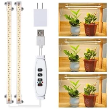 LED Grow Light Strips for Indoor Plants Full Spectrum 3500K,  Assorted Sizes 