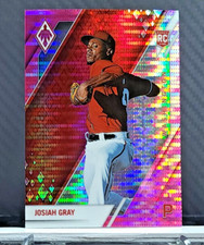Josiah Gray 2022 Phoenix PINK PULSAR PRIZM SP ROOKIE #5 - Nationals RC