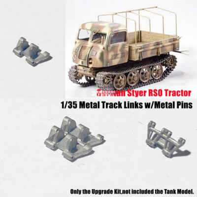 1/35 German Styer RSO Raupenschlepper Metal Tracks Upgrade Set Fits MiniArt/ICM