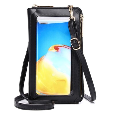 Bolsa de teléfono móvil multifunción con pantalla táctil Bolsa pequeña Cruzada