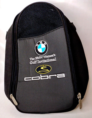 Cobra BMW Women's Golf Carry Bag Gym Workout Travel Zipped Blk Nylon, Top Handle