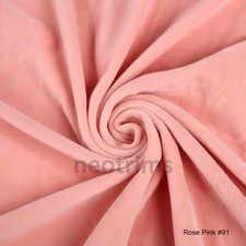 Velour Polar Fleece Fabric Jersey Anti Pill Stretch Luxurious,30 Colors,Neotrims