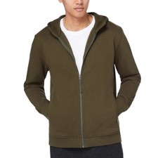 Kirkland Signature Men  s Full Zip Hoodie, Green Size M