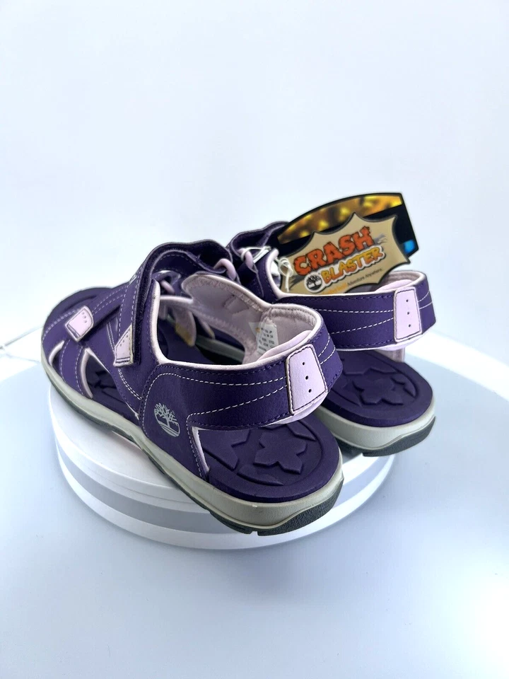 Timberland Mad River Juniors Talla 6 Púrpura Informal Zapatos Correa Sandalias 3882R Foto 3 de 4