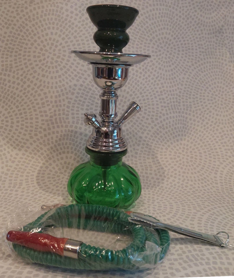 Wasserpfeife klein Glas 20 cm - Bild 2 von 4