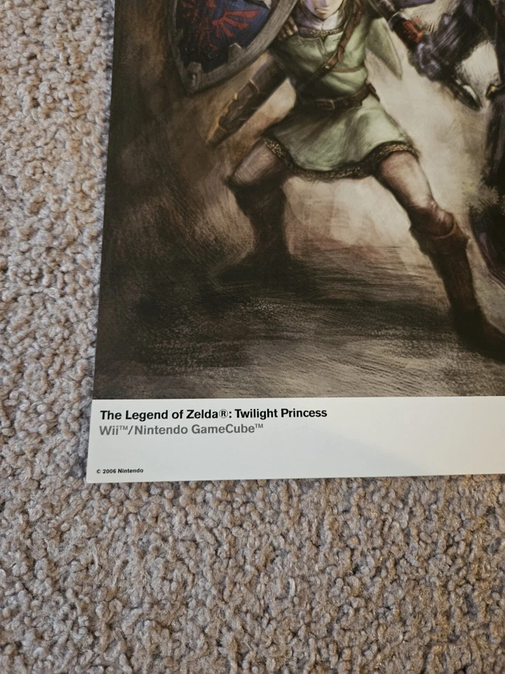 The Legend of Zelda: Twilight Princess 15.5''x11.5'' Double Sided Poster - Image 4 of 4