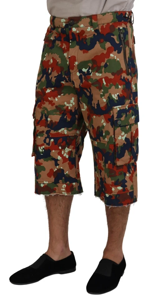 Pantalones Cortos Dolce & Gabbana Multicolor Algodón Camuflado Carga IT48/W34/M PRECIO DE VENTA SUGERIDO POR EL FABRICANTE $1200 Foto 2 de 4