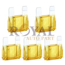 5 Pack of 20 Amp 20A Large Blade Style Audio Maxi Fuse for Car SUV 12v