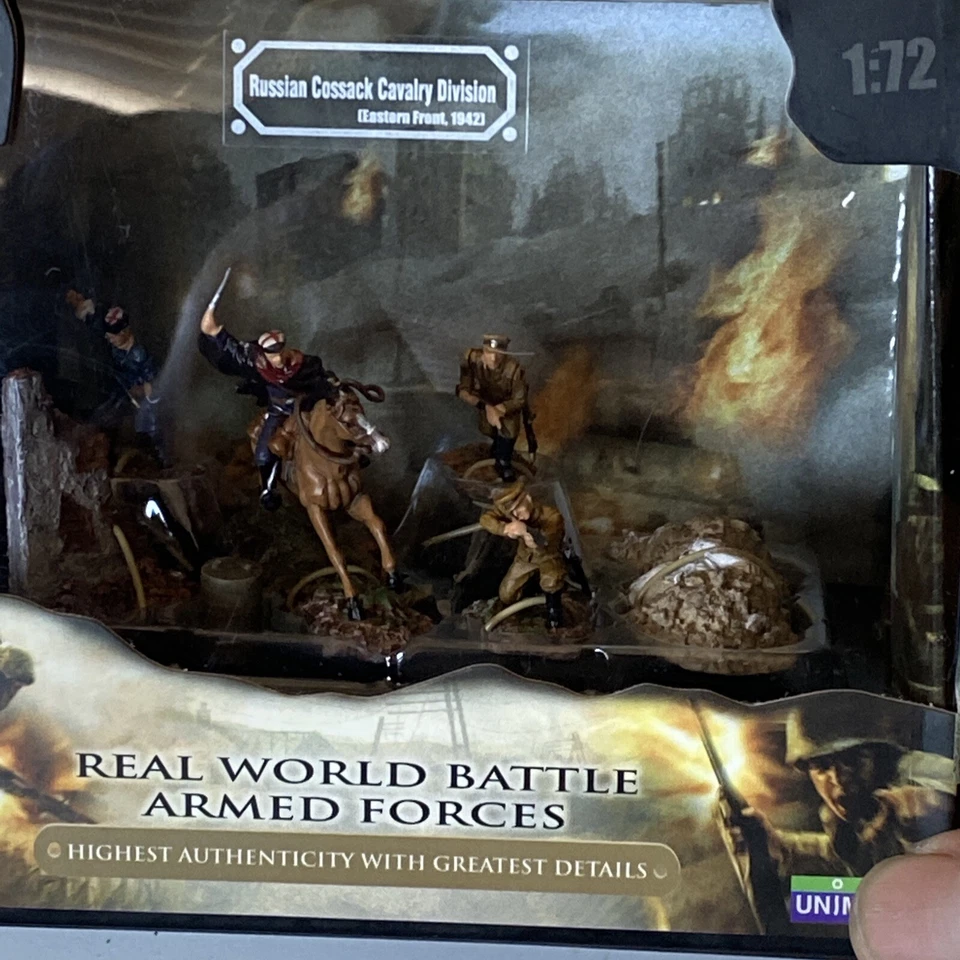 Forces of Valor 83089 1/72, Russian Cossack Cavalry Div, Eastern Front, 1942 - Image 2 of 4