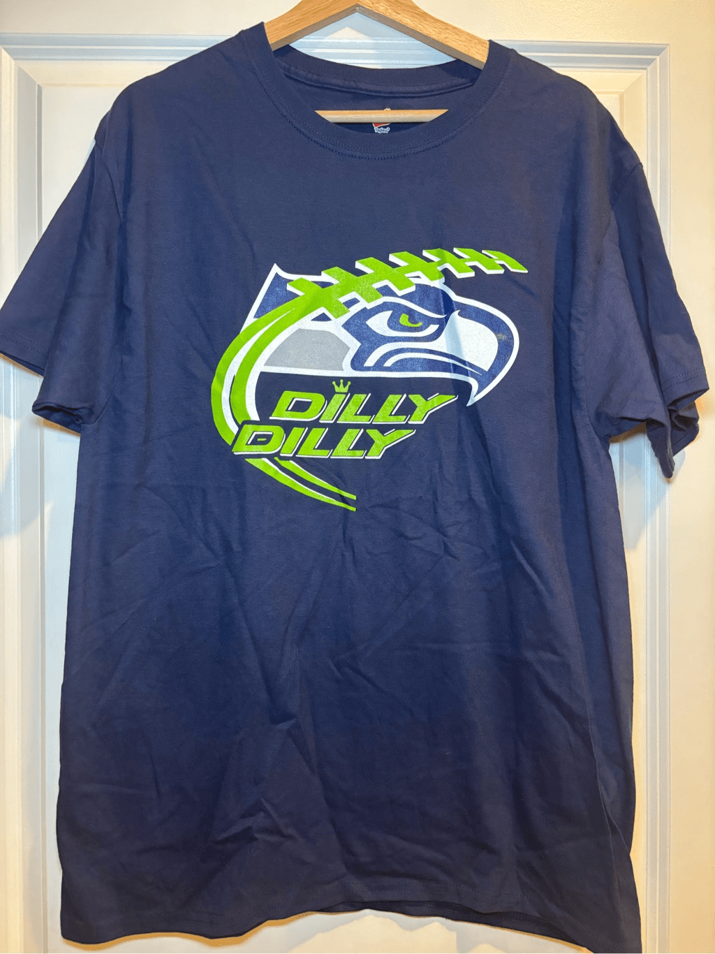 Seahawks Dilly Dilly NFL Fan Tee - Large Size Team Spirit Shirt