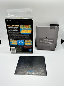 Volleyball Nintendo NES Complete Black Box CIB Rare 3 Screw Non-hangtab Box Nice