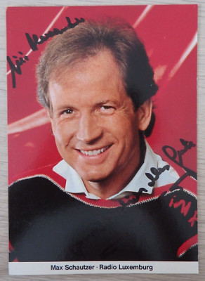 Autogramm deutscher Schauspieler und Moderator Max Schautzer (103826)