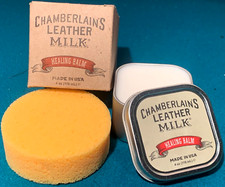 Leather Conditioner Scratch Repair Chambelain's USA Made Leather Milk Balm