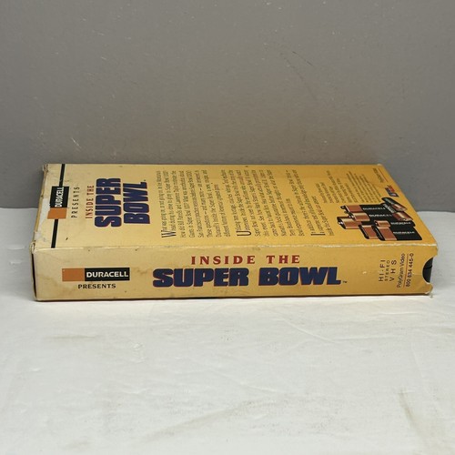 Duracell Inside the Super Bowl XXIX VHS 1995 Video Tape NFL 49ers Chargers Rare! - Picture 4 of 9