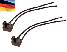 Flosser Wire Harness 7444 Pigtail Female H7 Head Light Bulb High Beam Holder Fit