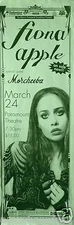 FIONA APPLE / MORCHEEBA "TIDAL TOUR" 1997 DENVER CONCERT POSTER - Art Pop Music